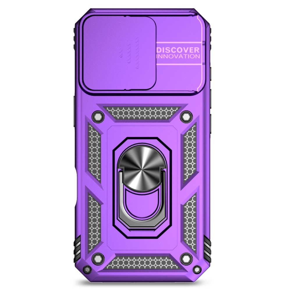 Tartós csúszásbiztos borítás iPhone 16 Pro Max készülékhez - lila