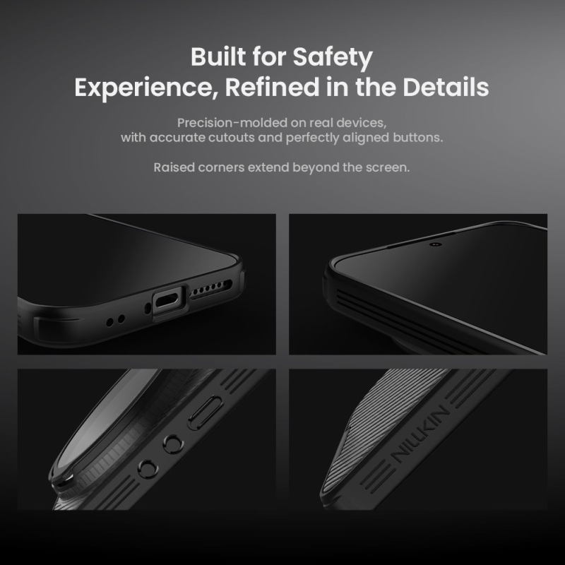 Nillkin CamShield Prop mágneses (átlátszó lencse) hátlap Xiaomi 17 Ultra átlátszó fekete