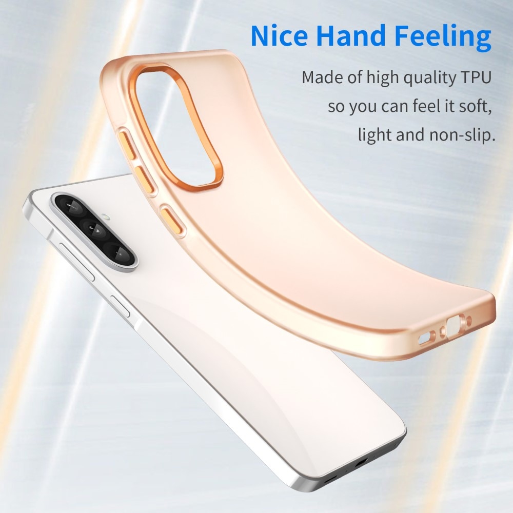 Candys matt zselés tok Samsung Galaxy A36 5G/A56 5G - narancssárga színben