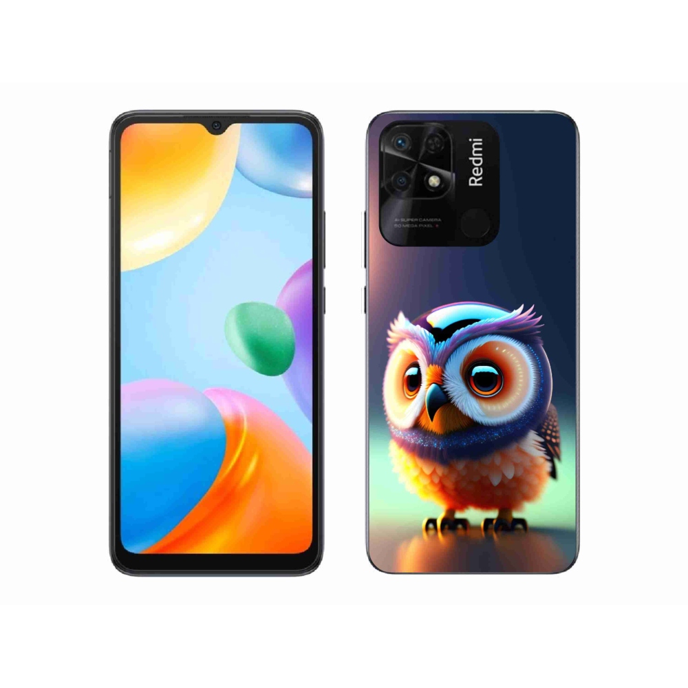 Gél borítás mmCase a Xiaomi Redmi 10C-hez - bagoly