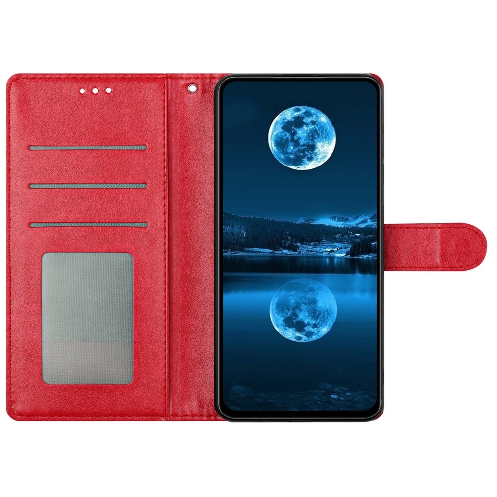 Vérrögök könyv tok Xiaomi Redmi Note 14 5G - rózsa