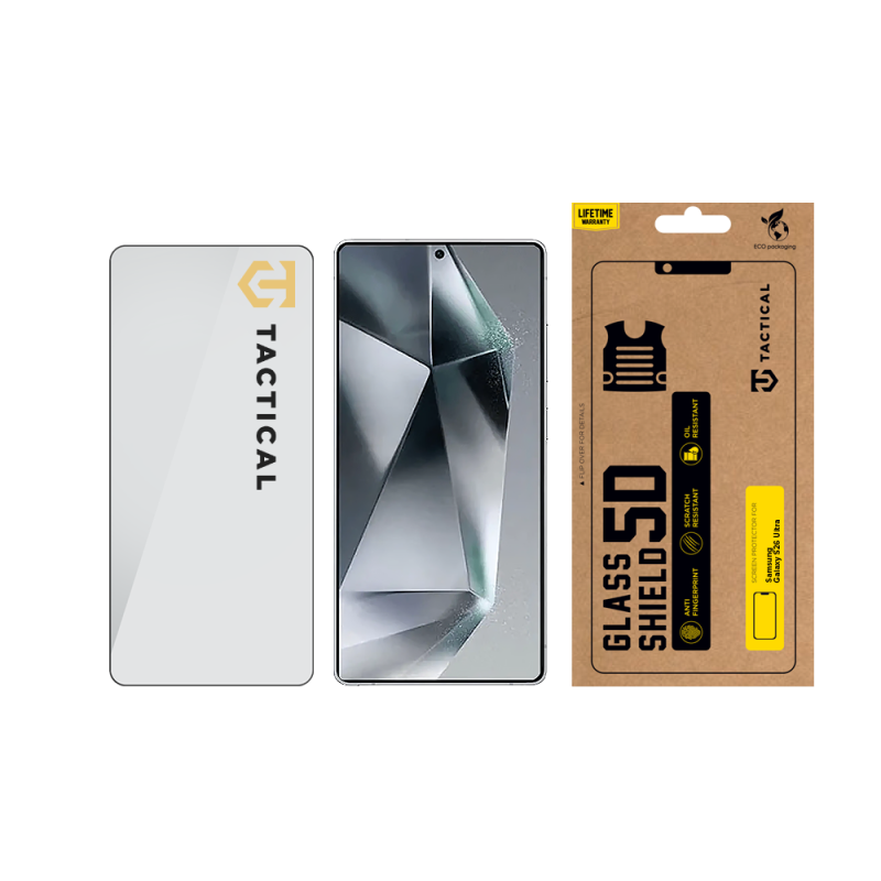 Taktikai üvegpajzs 5D üveg Samsung Galaxy S26 Ultra Fekete Ultra Fekete