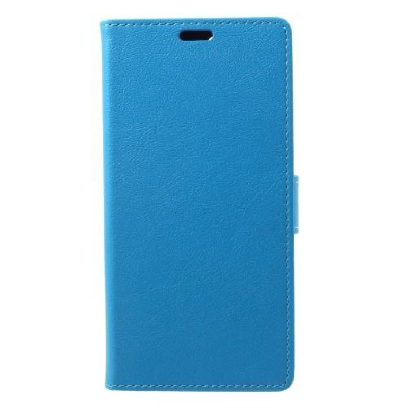 Standy PU bőr tok a Honor 7X készülékhez - kék