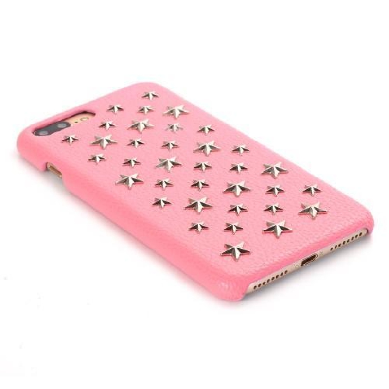 Csillagok 3D műanyag tok iPhone 8 Plus és iPhone 7 Plus készülékhez - rózsaszín