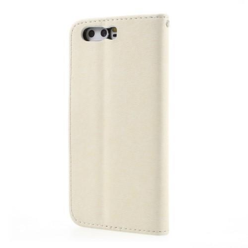 Kövek PU bőr tok Huawei P10 - fehér