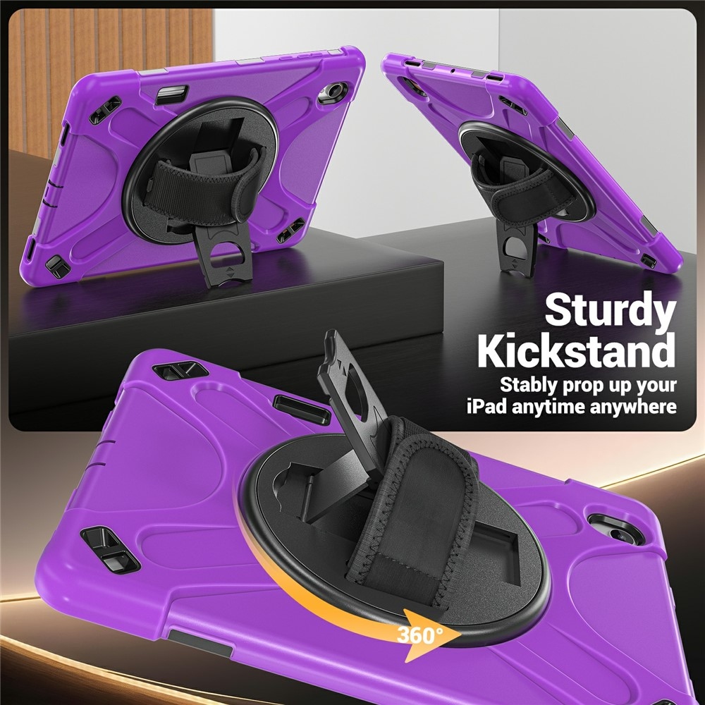 Strap strapabíró tok kézfogantyúval és vállpánttal a Samsung Galaxy Tab S12+ készülékhez – lila