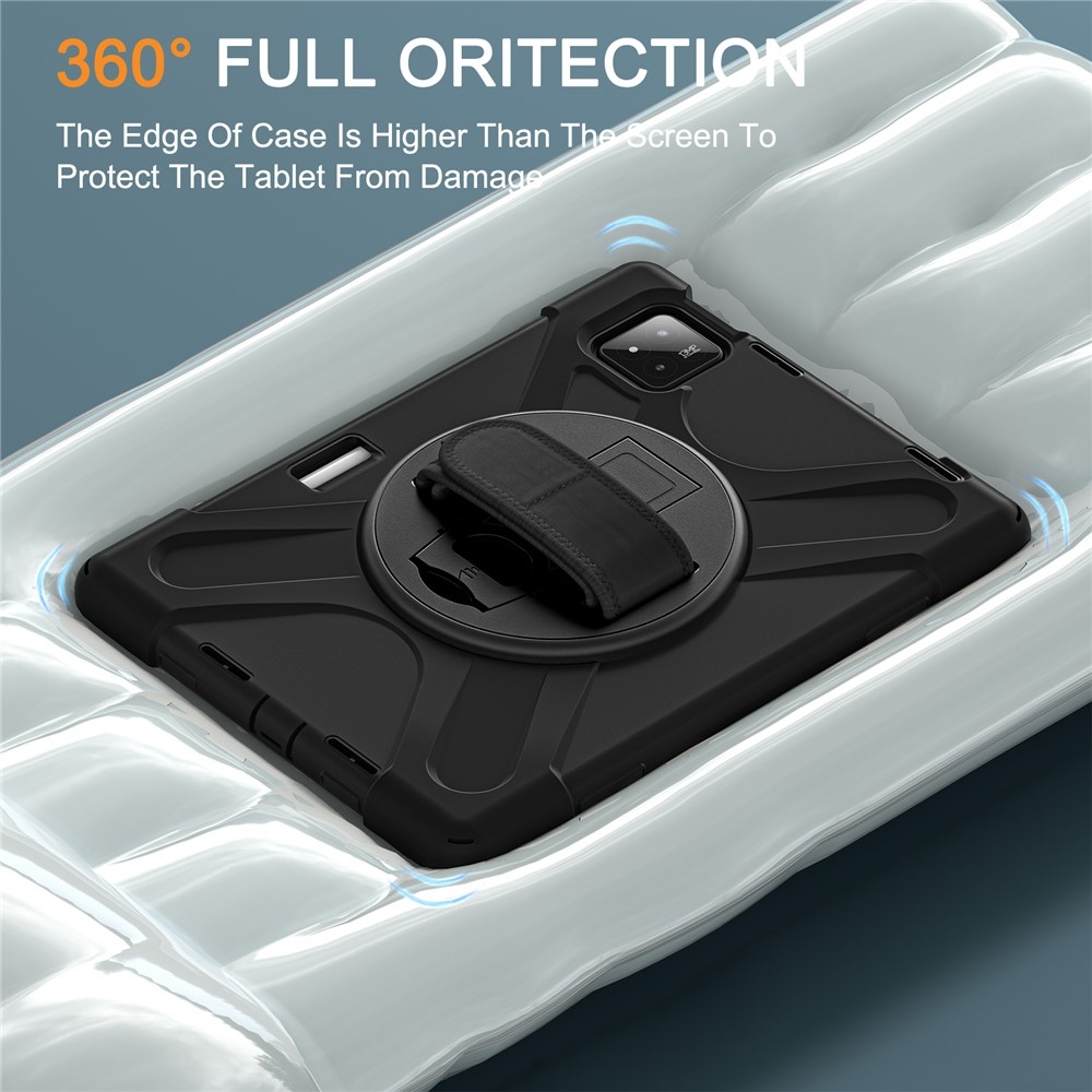 Strapabíró huzat kéztartóval és vállpánttal Xiaomi Pad 8/8 Pro/7/7/7 Pro készülékhez - fekete