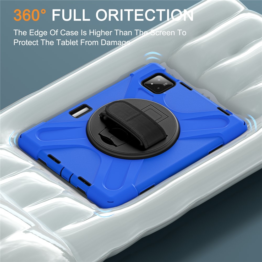 Strapabíró huzat kéztartóval és vállpánttal Xiaomi Pad 8/8 Pro/7/7/7 Pro készülékhez - kék