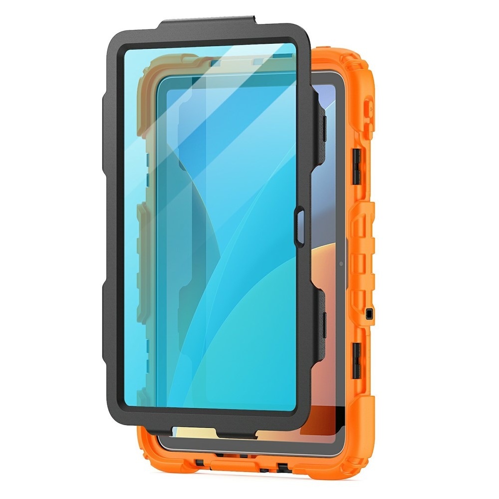 Strap strapabíró tok kéztartóval és vállpánttal a Xiaomi Redmi Pad 2 9,7-hez – narancssárga