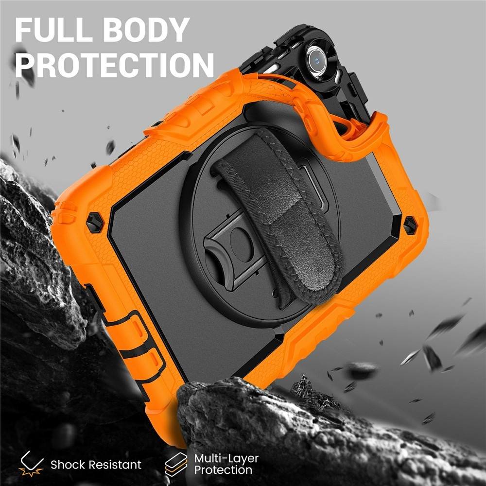Strap strapabíró tok kéztartóval és vállpánttal a Xiaomi Redmi Pad 2 9,7-hez – narancssárga