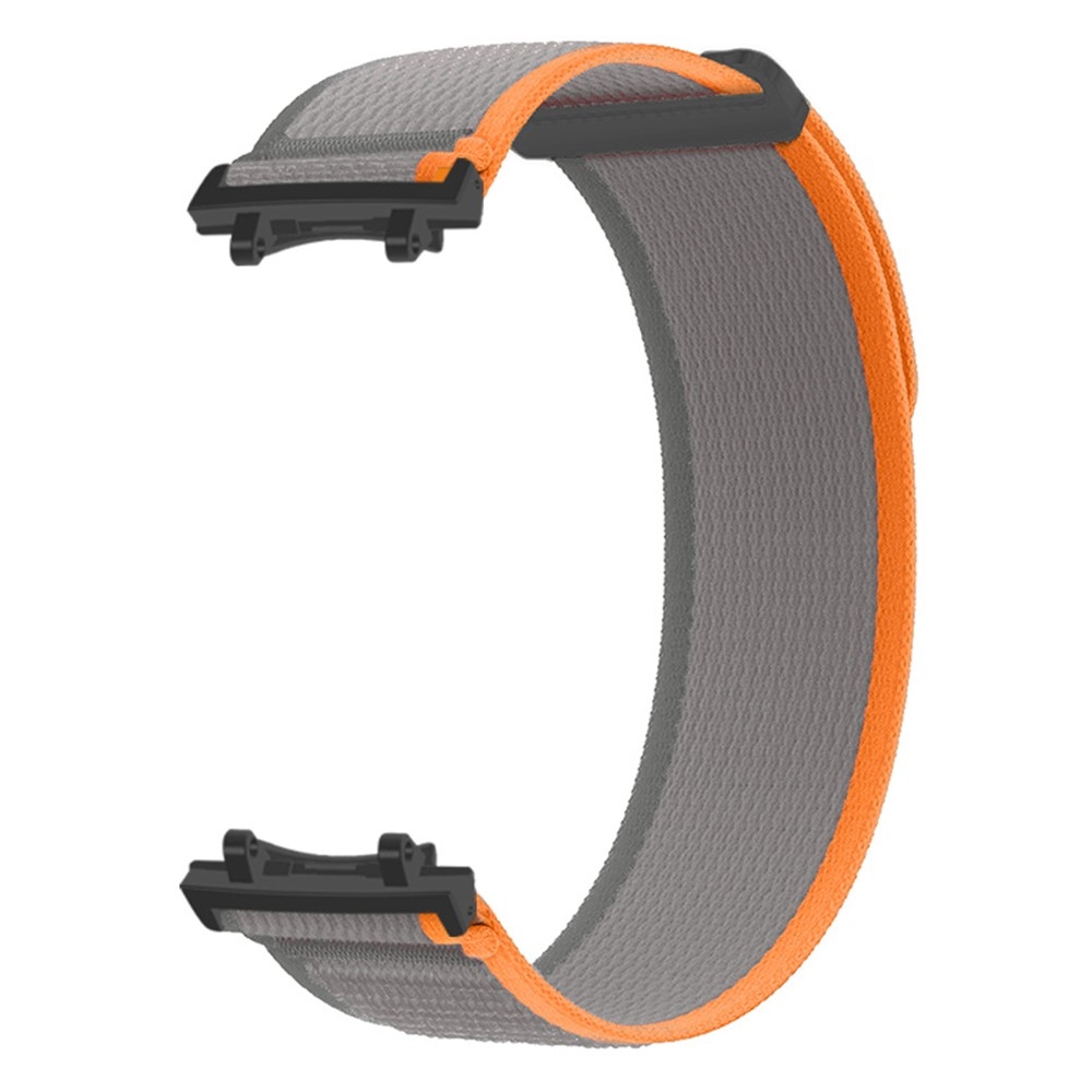 Strappe nylon szíj az Amazfit T-Rex 3-hoz – narancssárga/szürke