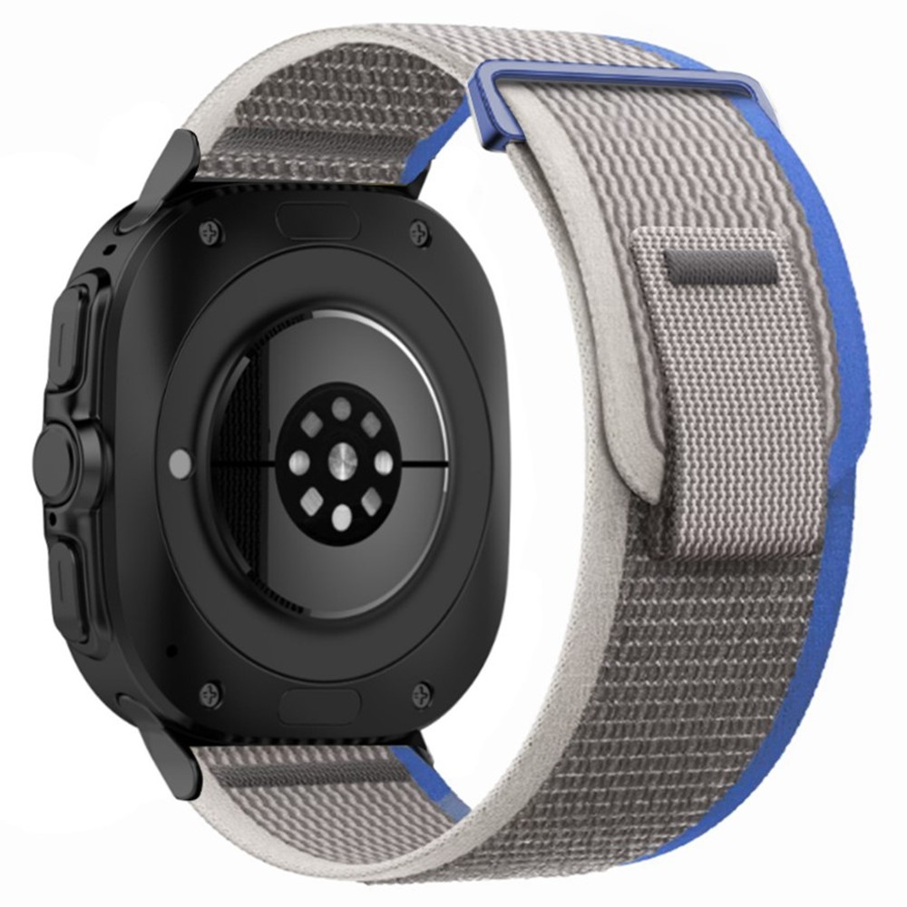 Strappe nylon szíj a Samsung Galaxy Watch Ultra (2025) 47 mm-es modellhez – kék/szürke