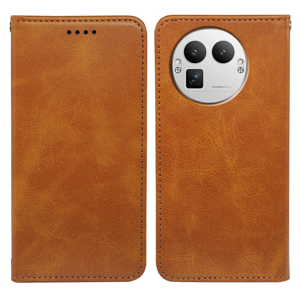 Stronge könyvtáska a Realme GT 8 Pro 5G készülékhez - khaki színű