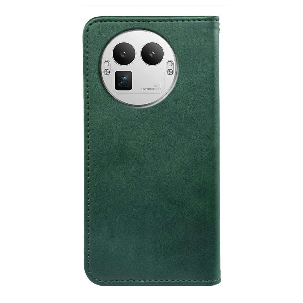 Stronge könyvtáska a Realme GT 8 Pro 5G készülékhez - zöld