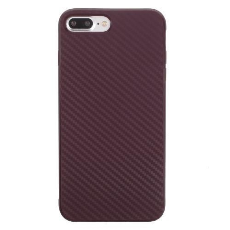 Structure zselés tok iPhone 8 Plus és iPhone 7 Plus készülékhez - bordó színben