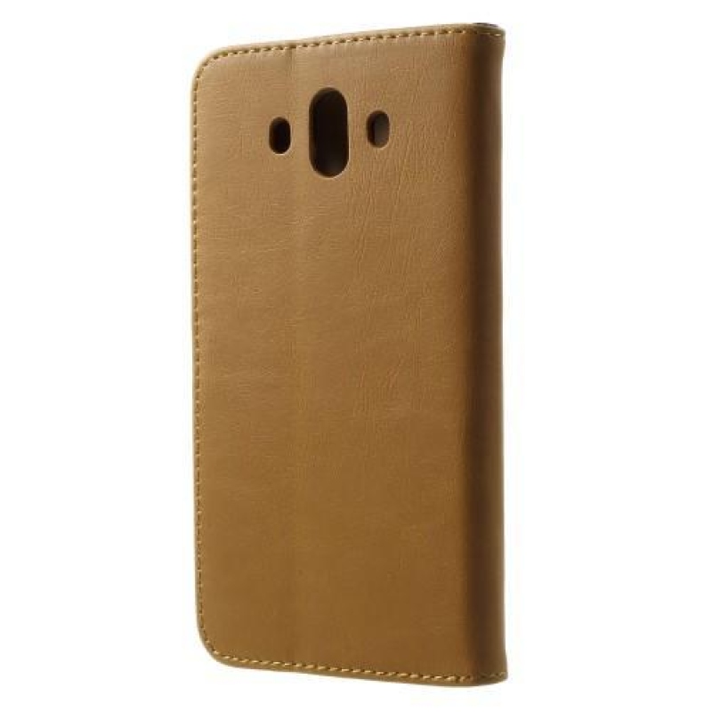 StyleRetro PU bőr könyvtáska Huawei Mate 10 - barna