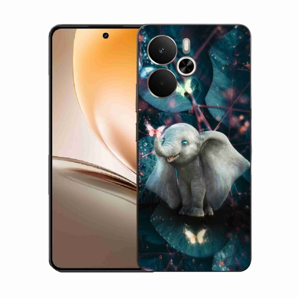 Gél borítás mmCase a Realme 14 5G/14T 5G készülékhez - aranyos elefánt