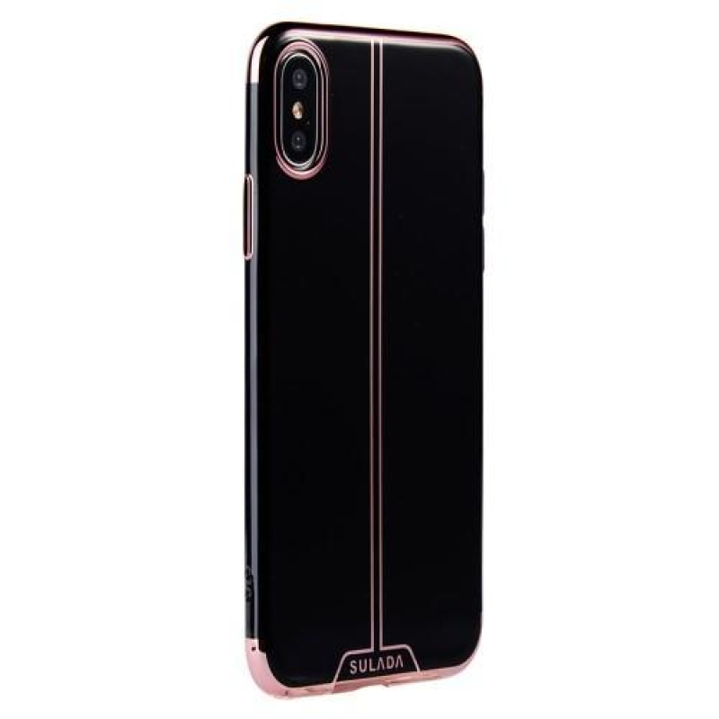 Sulo elegáns zselés tok iPhone X készülékhez - rózsaarany