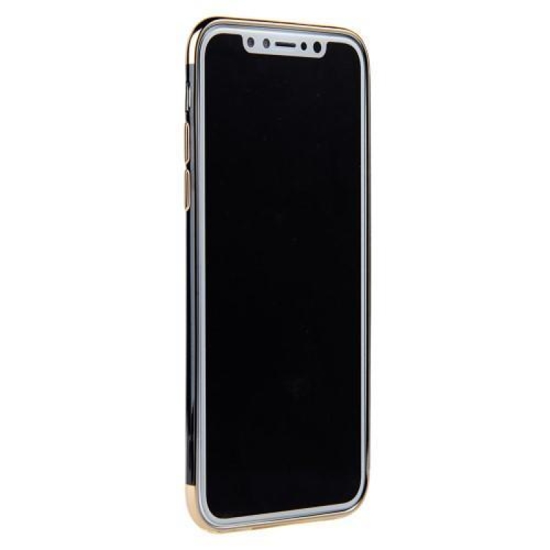 Sulo elegáns zselés tok iPhone X készülékhez - arany színben