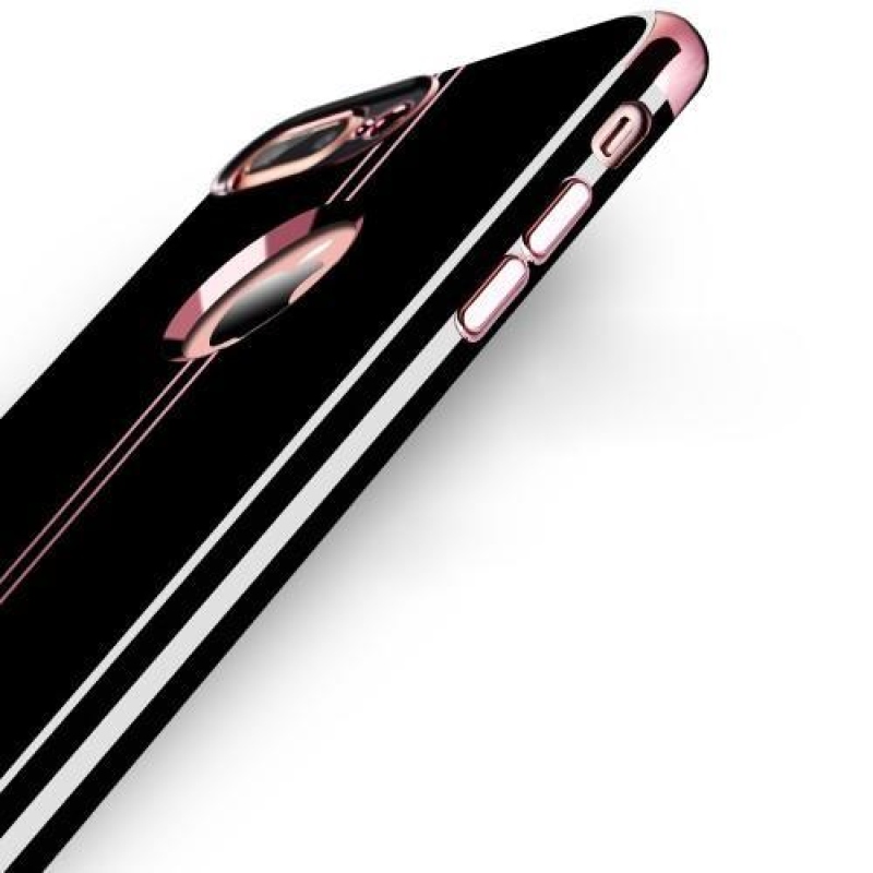 Sulo stílusos zselés tok iPhone 8 Plus és iPhone 7 Plus készülékhez - rózsaarany színű