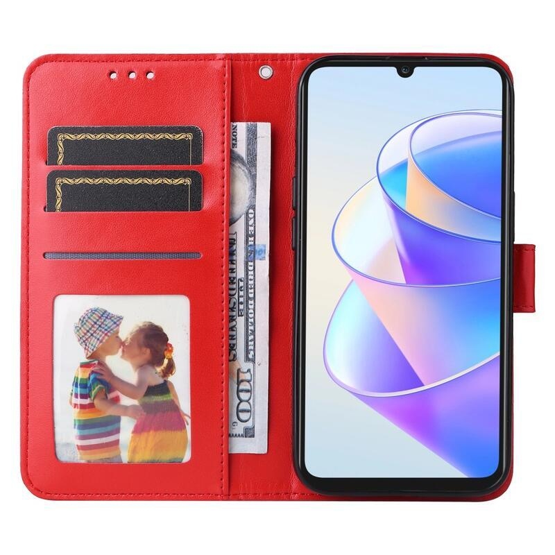 Napraforgó könyvtáska Honor X7a készülékhez - piros