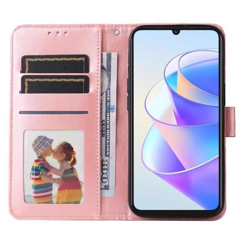 Napraforgó könyvtáska Honor X7a - rózsaszín