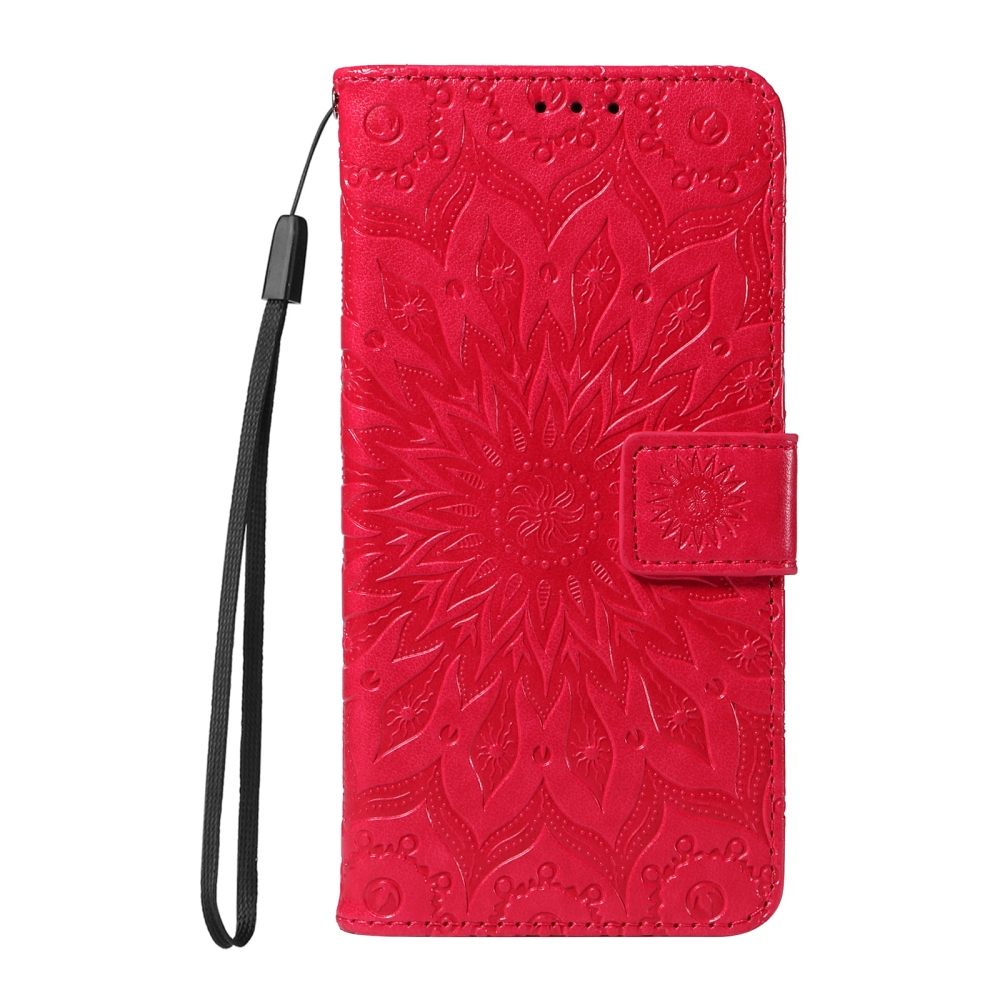 Sunflower könyvformájú tok a Motorola Edge 70 Pro 5G-hez – piros