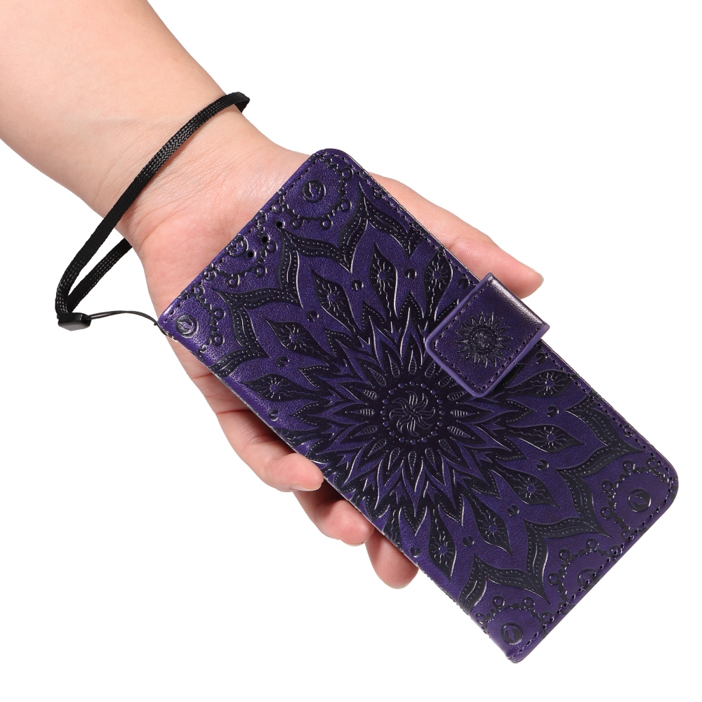 Sunflower könyvformájú tok a Motorola Edge 70 Pro 5G-hez – lila