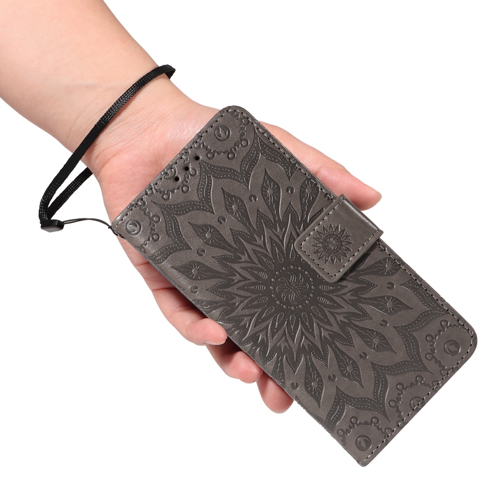 Sunflower könyvformájú tok a Motorola Edge 70 Pro 5G-hez – szürke