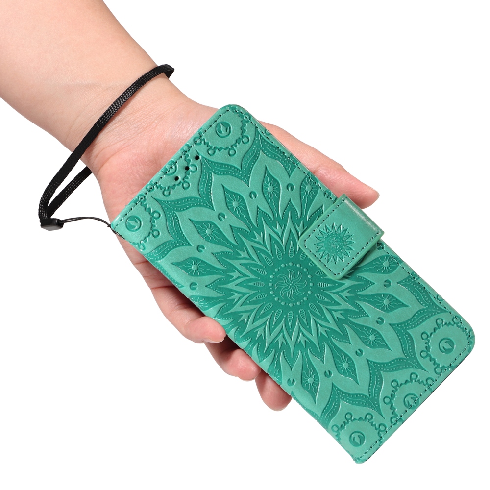 Sunflower könyvformájú tok a Motorola Edge 70 Pro 5G-hez – zöld