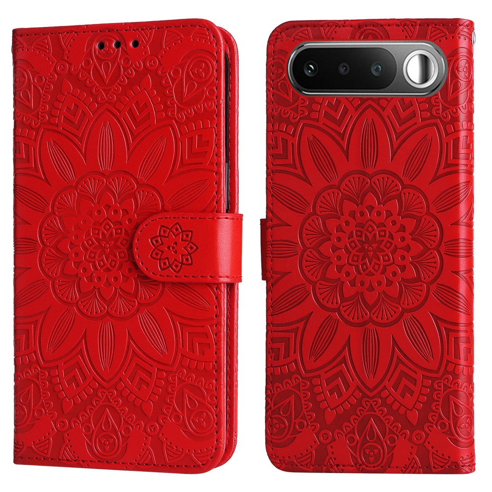 Sunflower könyvformájú tok a Realme 16 5G-hez – piros