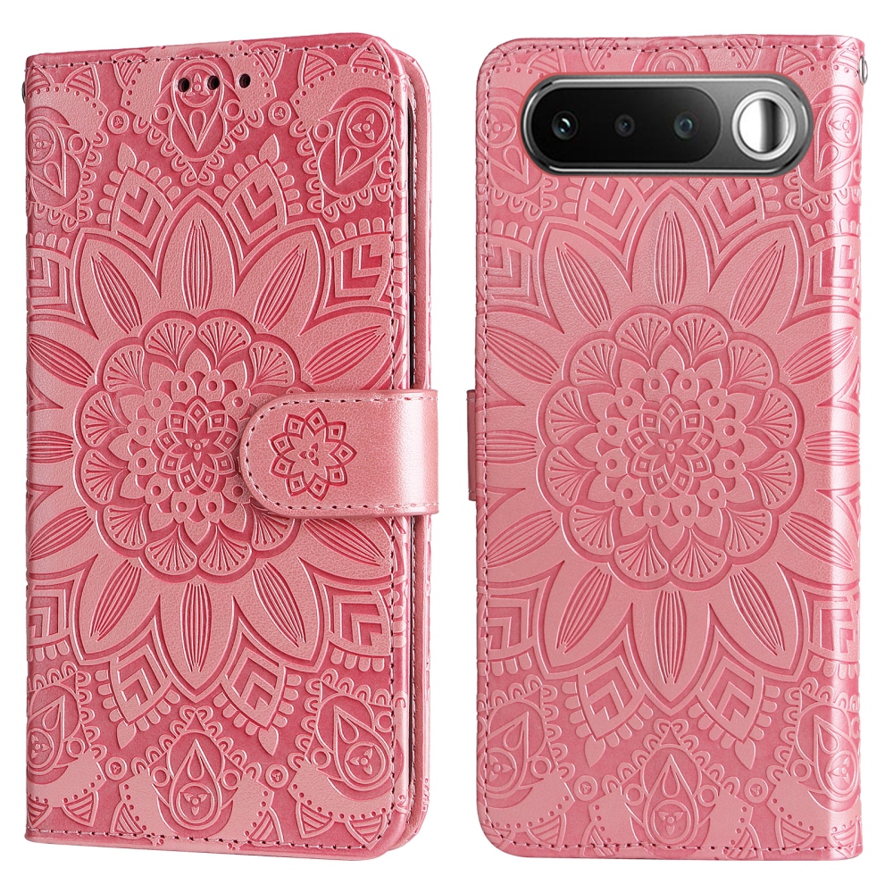 Sunflower könyvformájú tok a Realme 16 5G-hez – rózsaszín
