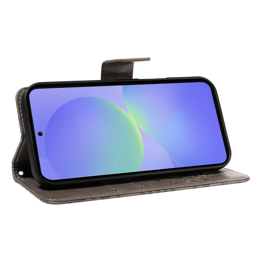 Napraforgó könyv tok Samsung Galaxy A37 5G - szürke