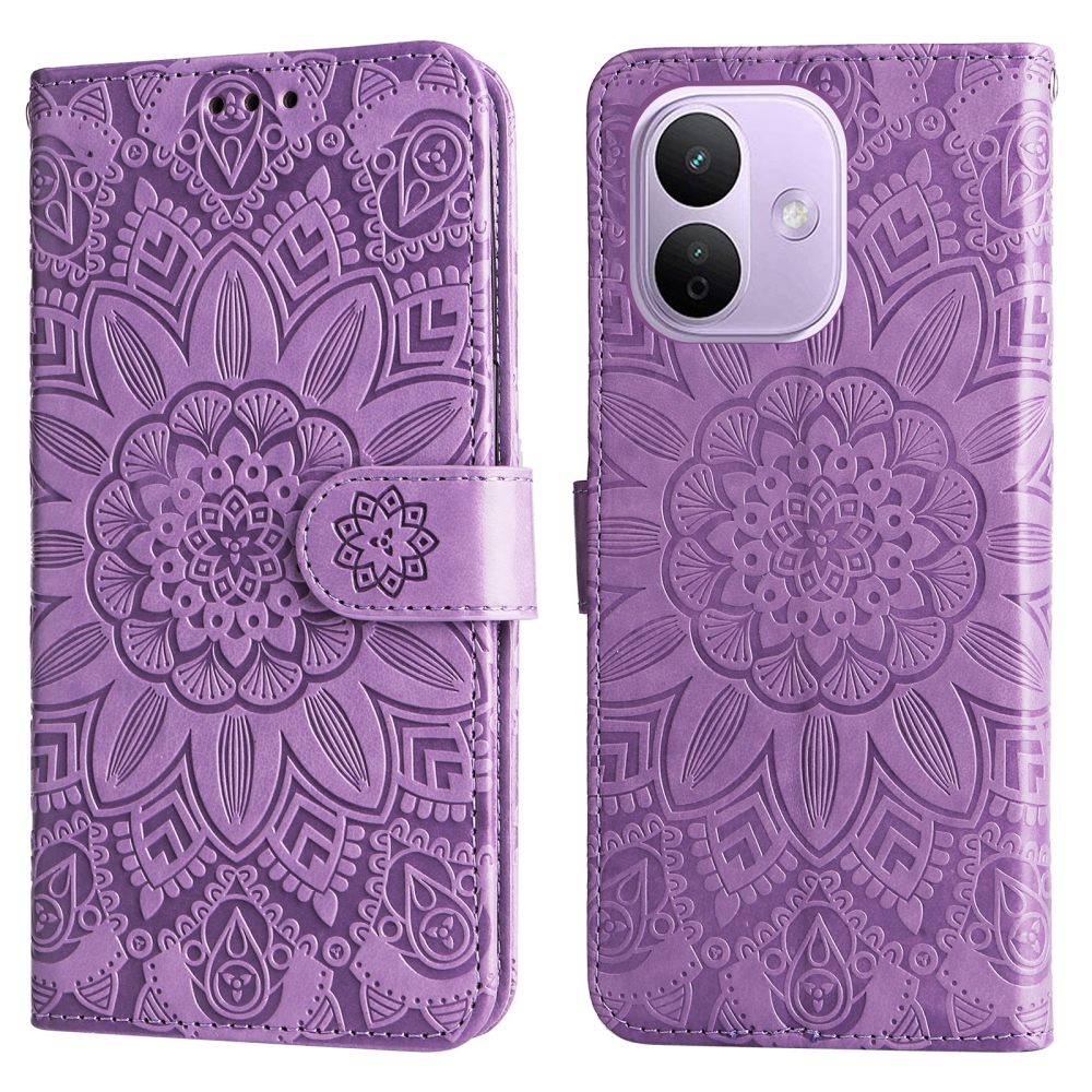 Sunflower könyvformájú tok a Xiaomi Redmi Note 17 Pro 5G-hez – lila