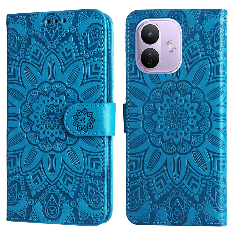 Sunflower könyvformájú tok a Xiaomi Redmi Note 17 Pro 5G-hez – kék