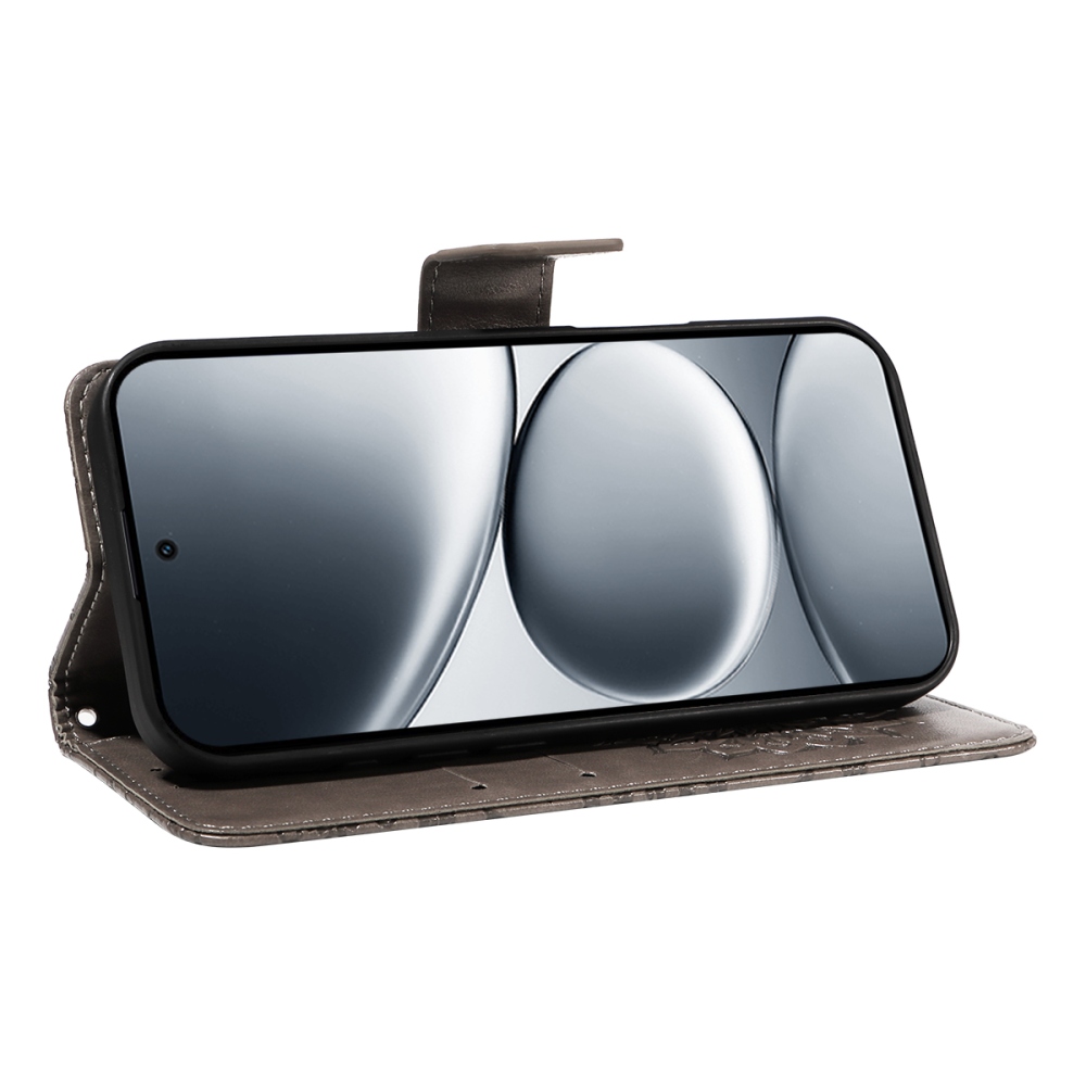 Napraforgó könyv tok a Xiaomi Redmi Note 15 Pro 5G-hez - szürke