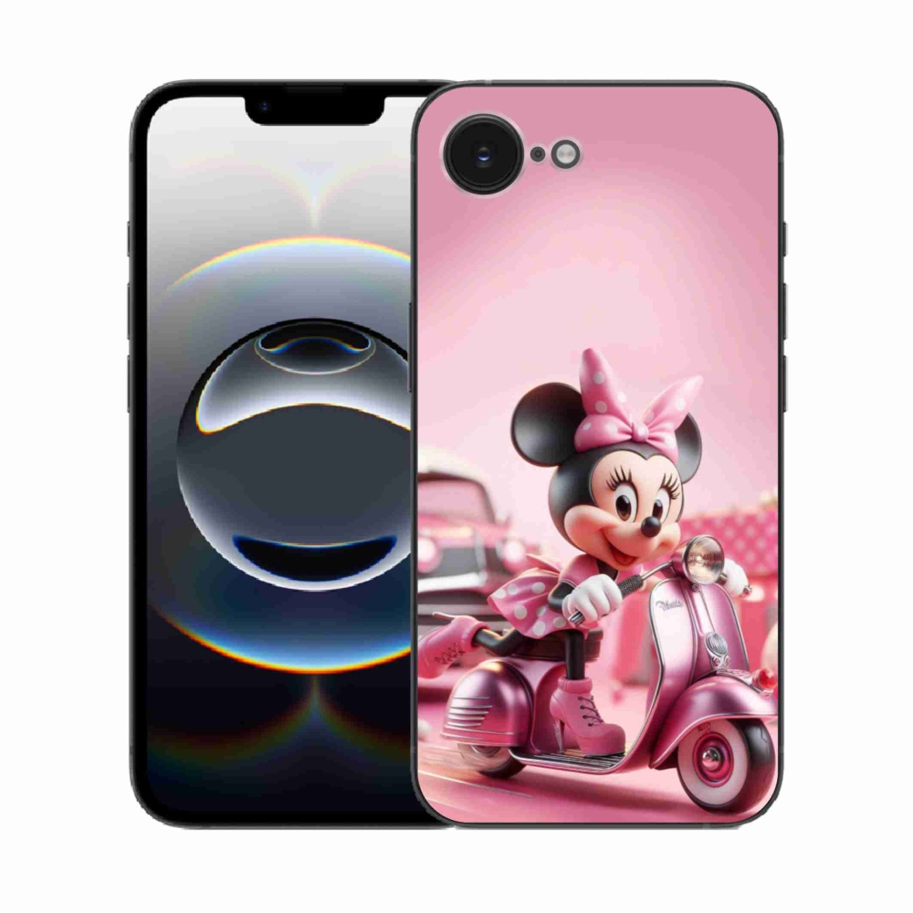 Zselés borítás mmCase iPhone 16e készülékhez - minnie 1