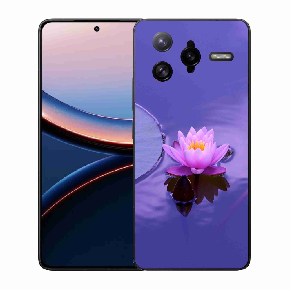 Gél borítás mmCase a Xiaomi Poco F7 Ultra számára - virág a felületen