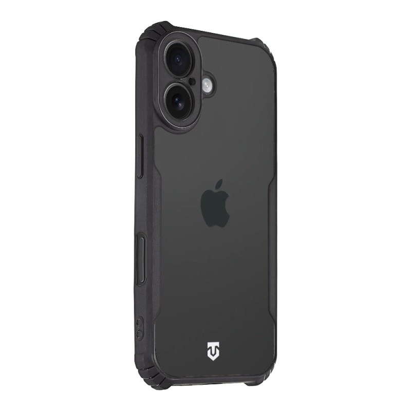 Tactical Quantum lopakodó védőburkolat Apple iPhone 17 készülékhez Clear/Black (átlátszó/fekete)