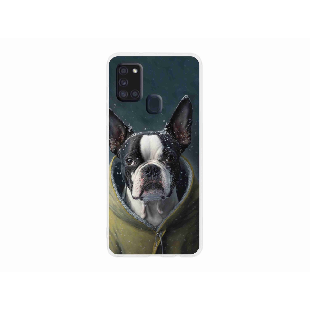 Gél védőhuzat mmCase Samsung Galaxy A21s készülékhez - bulldog
