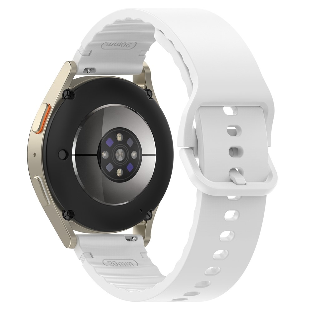 Sweat szilikon karkötő, 22 mm, Garmin Forerunner 970/Forerunner 570 47 mm/265-hez – fehér