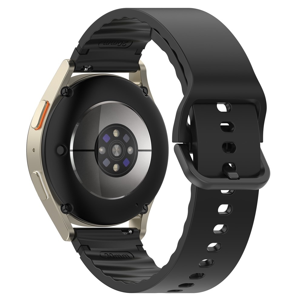 Sweat szilikon karkötő, 22 mm, Garmin Forerunner 970/Forerunner 570 47 mm/265-hez – fekete