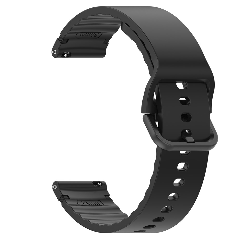 Sweat szilikon karkötő, 22 mm, Garmin Forerunner 970/Forerunner 570 47 mm/265-hez – fekete