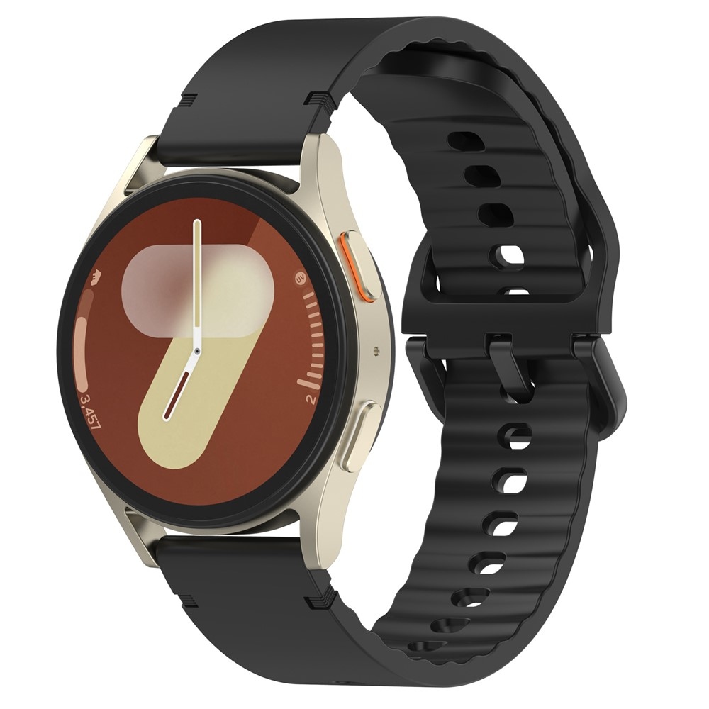 Sweat szilikon karkötő, 22 mm, Garmin Forerunner 970/Forerunner 570 47 mm/265-hez – fekete