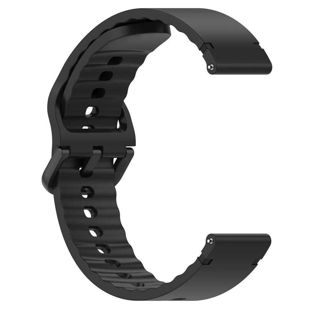 Sweat szilikon karkötő, 22 mm, Garmin Forerunner 970/Forerunner 570 47 mm/265-hez – fekete