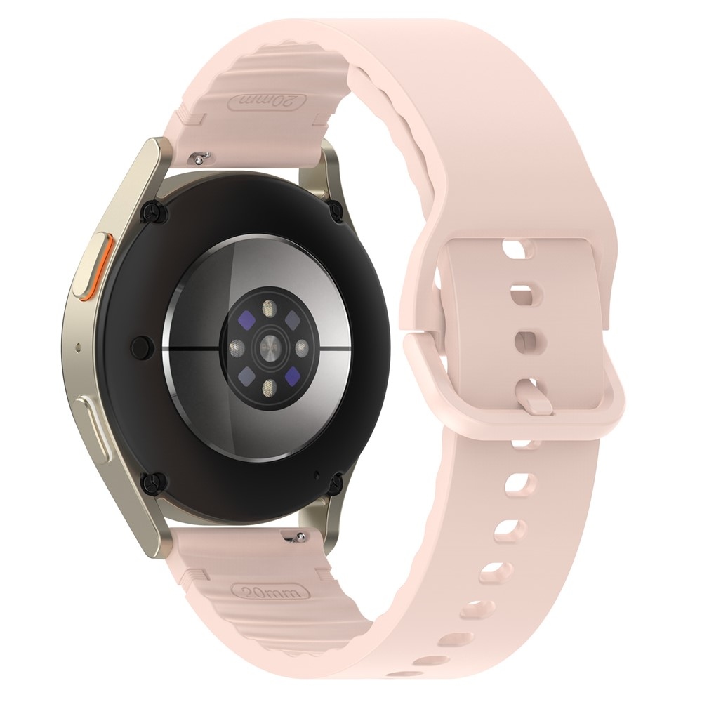 Sweat szilikon karkötő, 22 mm, Garmin Forerunner 970/Forerunner 570 47 mm/265-hez – rózsaszín