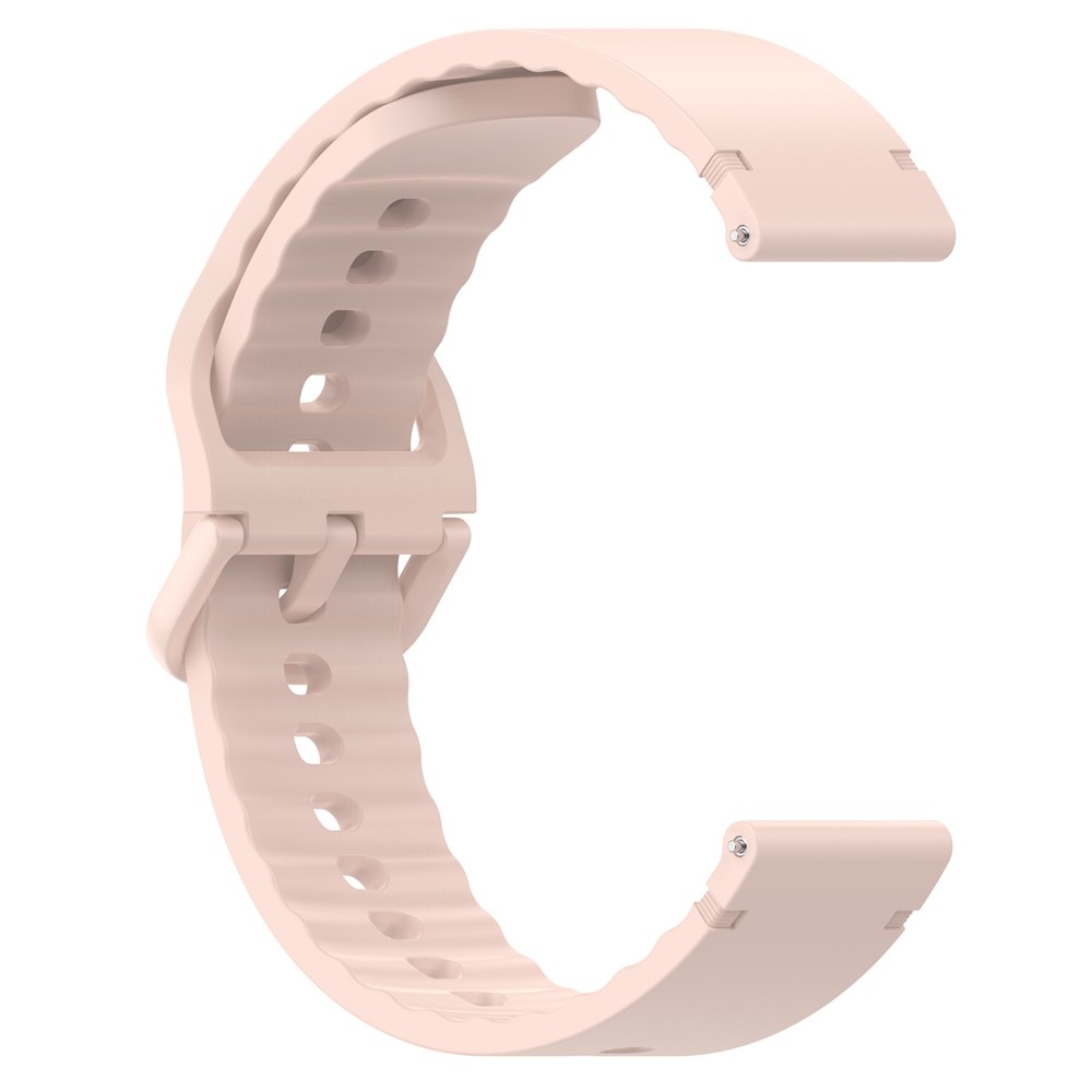 Sweat szilikon karkötő, 22 mm, Garmin Forerunner 970/Forerunner 570 47 mm/265-hez – rózsaszín