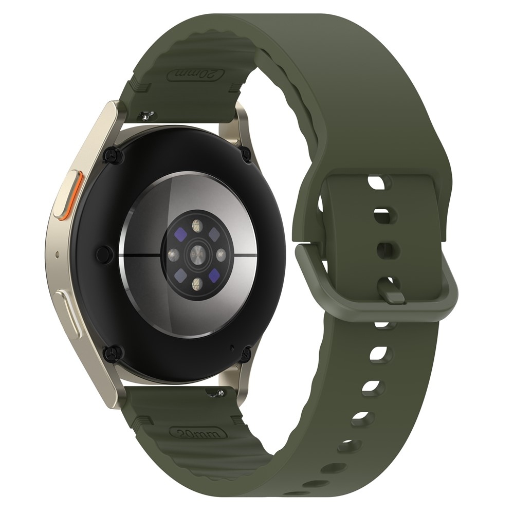 Sweat szilikon karkötő, 22 mm, Garmin Forerunner 970/Forerunner 570 47 mm/265-hez – zöld