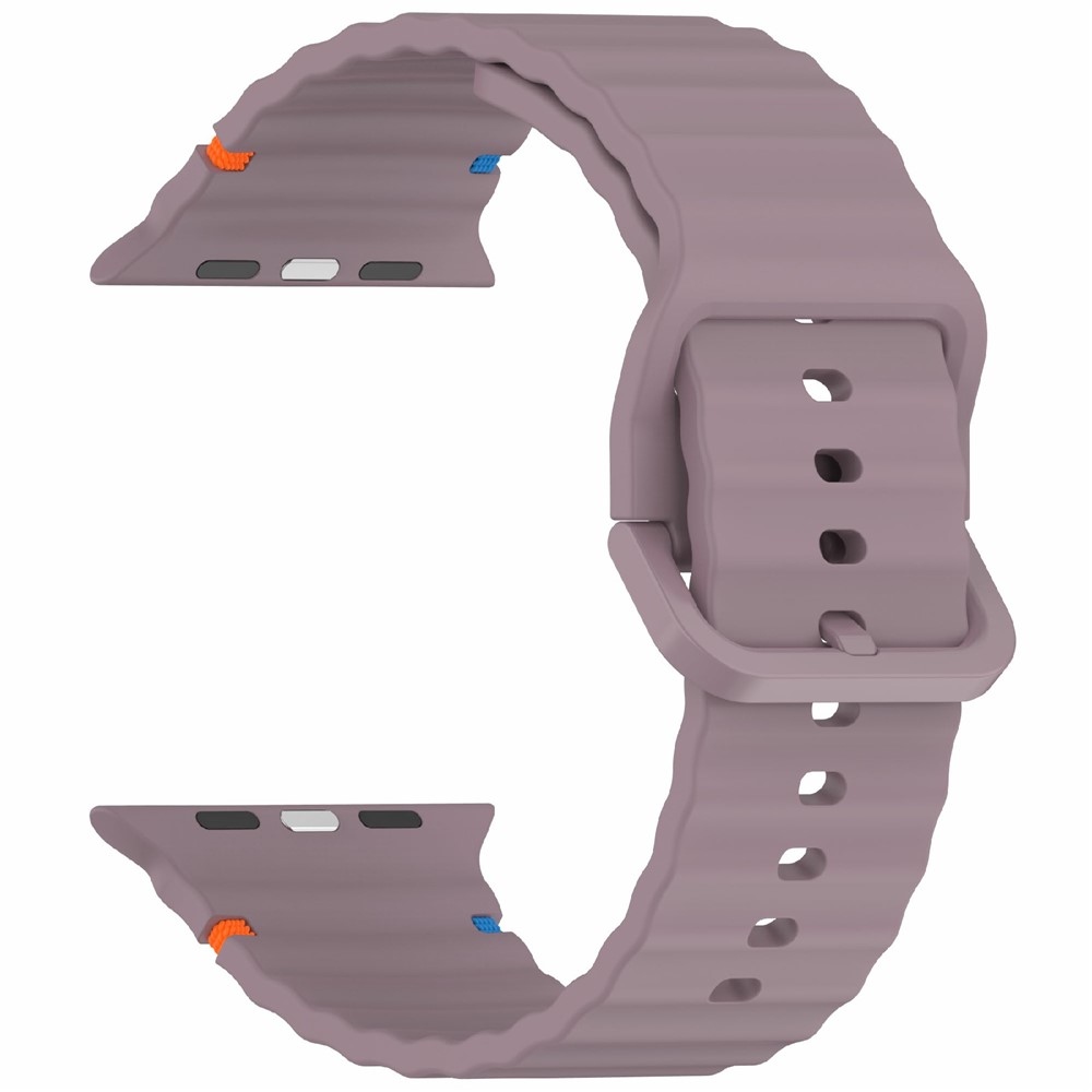 Sweaty szilikon karkötő az Apple Watch Ultra 4/3/2/1 (49 mm) és 12/11/10 (46 mm) modellekhez – lila
