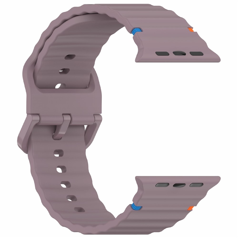 Sweaty szilikon karkötő az Apple Watch Ultra 4/3/2/1 (49 mm) és 12/11/10 (46 mm) modellekhez – lila